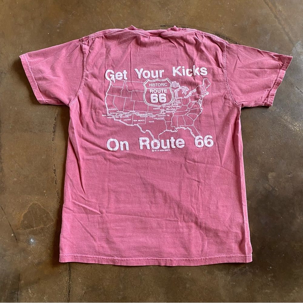 VTG 90s Historic Route 66 Faded T-Shirt